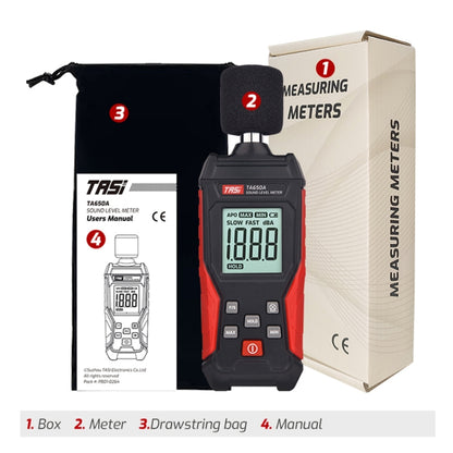 TASI TA650A Decibel Detector House Volume Tester Noise Meter - Light & Sound Meter by TASI | Online Shopping UK | buy2fix