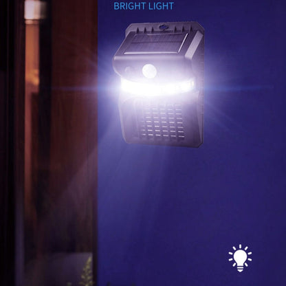 E-SMARTER W792 LED Solar Wall Light With Purple Light Mosquito Control Function Human Intelligent Sensor Outdoor Garden Lamp, Specification: White Light - Solar Lights by E-SMARTER | Online Shopping UK | buy2fix