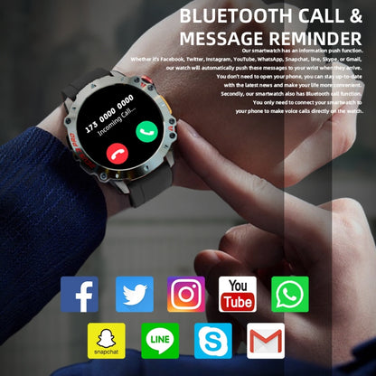 LOKMAT ZEUS3 Pro 1.39-Inch 5ATM Waterproof Outdoor Sports Bluetooth Call Smart Watch(Blue) - Smart Watches by LOKMAT | Online Shopping UK | buy2fix