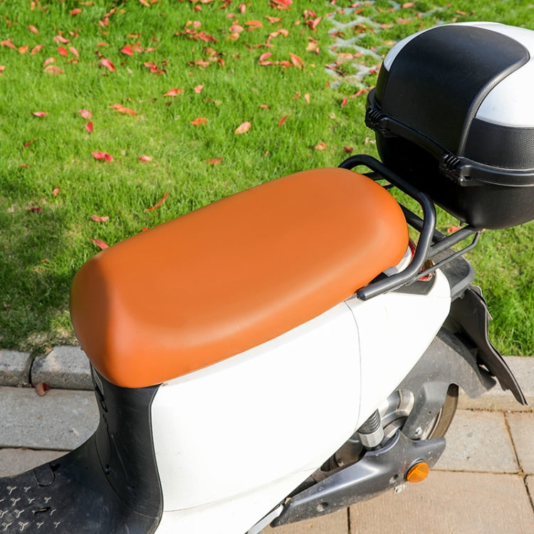 Electric Vehicle Universal Waterproof Sun Protection Seat Cover For All Seasons, Color: Light Brown(M) - Seat Covers by buy2fix | Online Shopping UK | buy2fix