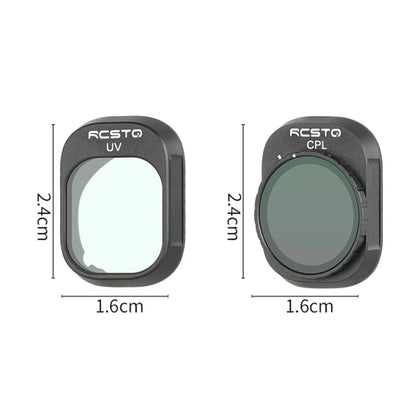 For DJI Mini 4 Pro RCSTQ Filter HD Protective Mirror Drone Accessories, Style: UV - Mavic Lens Filter by RCSTQ | Online Shopping UK | buy2fix