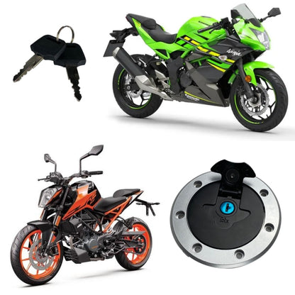 For KTM 200 DUKE/Kawasaki Ninja 125 Motorcycle Fuel Tank Cap - Theft Protection by buy2fix | Online Shopping UK | buy2fix