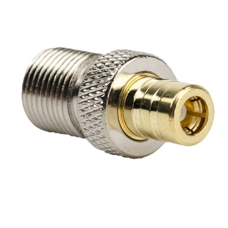 SMB Female To F Female Connector RF Coaxial Adapter - Connectors by buy2fix | Online Shopping UK | buy2fix