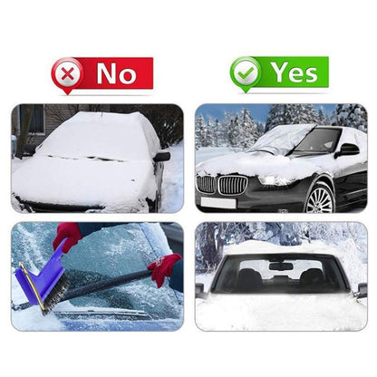 Automobile Silver Coated Cloth Sunshade Snow Shield, Style: Rear Rubber Band - Window Foils & Solar Protection by buy2fix | Online Shopping UK | buy2fix