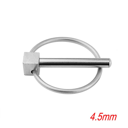 4.5mm 316 Stainless Steel Marine Hardware Spring Safety Stop, Specifications: 240mm Rope - Marine Accessories & Parts by buy2fix | Online Shopping UK | buy2fix