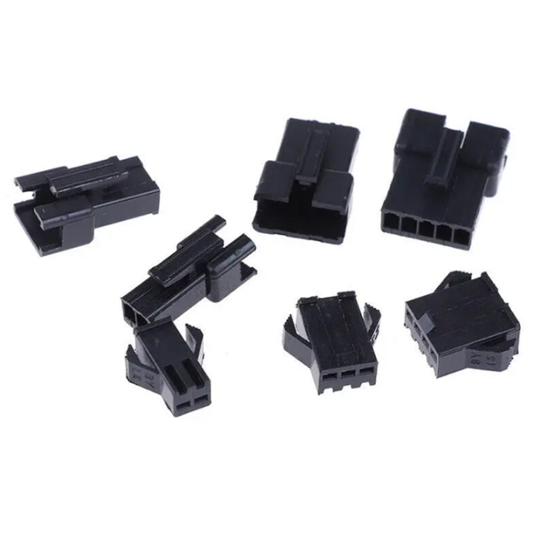 200pcs /Box JST-SM 2.54mm Pitch 2/3/4/5Pin Male/Female Header Connectors Adaptor - Terminal connectors by buy2fix | Online Shopping UK | buy2fix