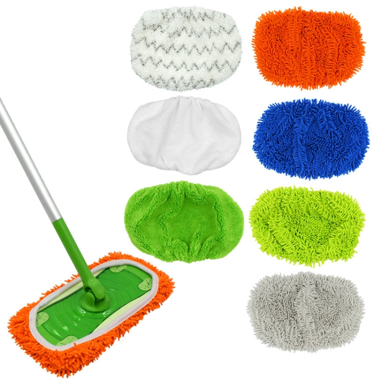 For Swiffer Sweeper and Other 10-inch Flat Mop Replacement Pads Chenille Orange - Handheld Cleaner & Mops by buy2fix | Online Shopping UK | buy2fix