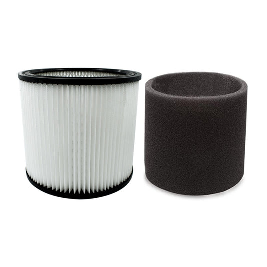 For Shop-Vac 90350 90304 90333 Vacuum Cleaner Accessories 1 Filter+1 Foam Filter - Other Accessories by buy2fix | Online Shopping UK | buy2fix