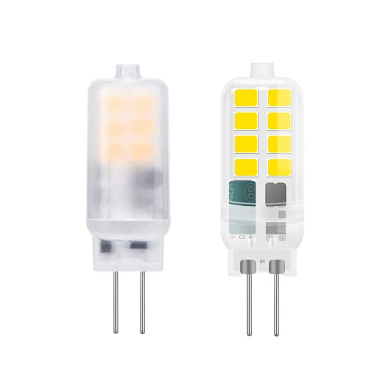 G4 AC/DC12V 3W Flicker-free Replacement LED Halogen Lamp Beads, Light Color: Cold White(Milky White Cover) - LED Blubs & Tubes by buy2fix | Online Shopping UK | buy2fix