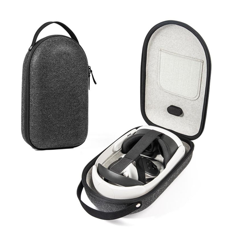 For Meta Quest 3S / 3 / 2 VR Glasses Felt Convenient Storage Bag - VR Accessories by buy2fix | Online Shopping UK | buy2fix