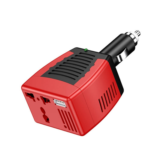 75W Car Inverter Voltage Conversion USB Port Charger, Color: 12V To 110V 2.1A Red - Modified Square Wave by buy2fix | Online Shopping UK | buy2fix