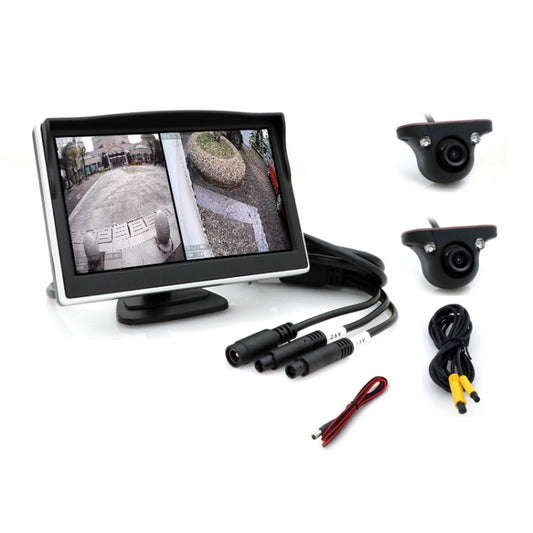 5 Inch Carplay Portable Surveillance Video Car Display, Specification: With Two-way Camera - Rearview Monitors by buy2fix | Online Shopping UK | buy2fix