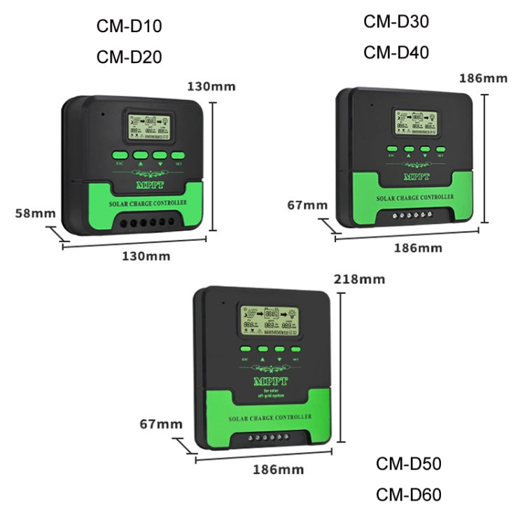 12V-24V 60A WIFI Remote MPPT Home Energy Storage Control System Solar Controller, Model: CM-D60 - Others by buy2fix | Online Shopping UK | buy2fix