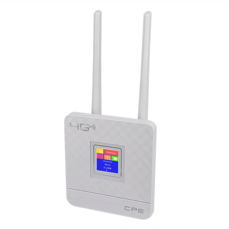 US Version B2/4/5/12/17 4G LTE CPE Colorful Screen Router Triple Network Plug and Play Mobile Router, EU Plug - Wireless Routers by buy2fix | Online Shopping UK | buy2fix