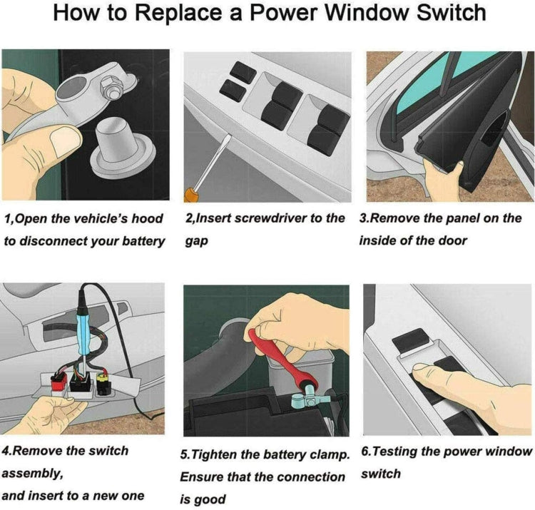 For Volkswagen 255959855B Car Window Lift Electric Control Switch - Car Switches by buy2fix | Online Shopping UK | buy2fix