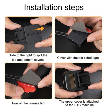 Car Universal ETC Device Removable Slide Bracket(Black) - Universal Car Holders by buy2fix | Online Shopping UK | buy2fix