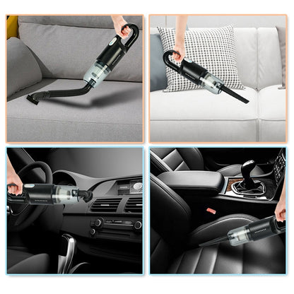 Wireless Car-mounted High-power Suction Handheld Vacuum Cleaner, Color: Black 7.4V - Vacuum Cleaner by buy2fix | Online Shopping UK | buy2fix