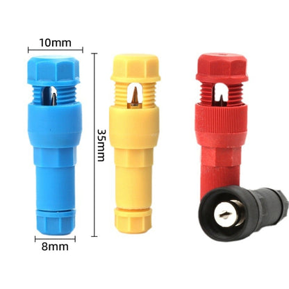 2pcs /Pack Stripping-free Thimble T-shaped Connector Downlight Wiring-free Connector(Blue) - Booster Cable & Clip by buy2fix | Online Shopping UK | buy2fix