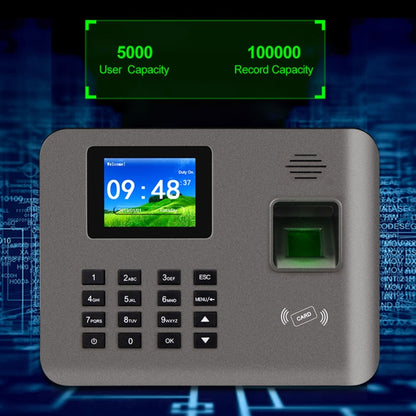 Realand AL325 Fingerprint Time Attendance with 2.4 inch Color Screen & ID Card Function & WiFi - Security by Realand | Online Shopping UK | buy2fix