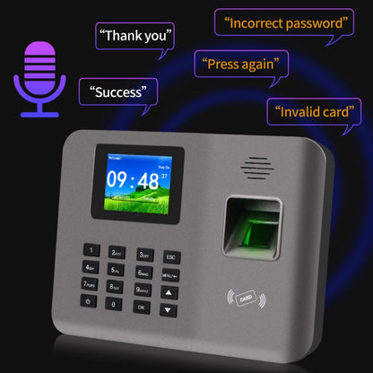 Realand AL321 Fingerprint Time Attendance with 2.4 inch Color Screen & ID Card Function - Security by Realand | Online Shopping UK | buy2fix