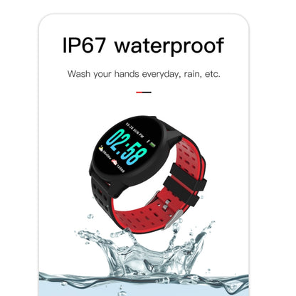 KY108 1.3 inches 240x240 Resolution Smart Bracelet IP67 Waterproof, Support Call Reminder /Heart Rate Monitoring /Sleep Monitoring /Blood Pressure Monitoring /Blood Oxygen Monitoring (Red) - Smart Wear by buy2fix | Online Shopping UK | buy2fix