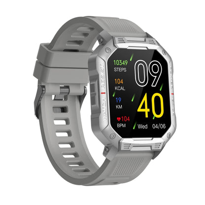 HAMTOD NX3 1.83 inch Smart Watch, Support Bluetooth Call / Sleep / Heart Rate / Blood Oxygen / Blood Pressure Monitoring (Grey) - Smart Wear by HAMTOD | Online Shopping UK | buy2fix