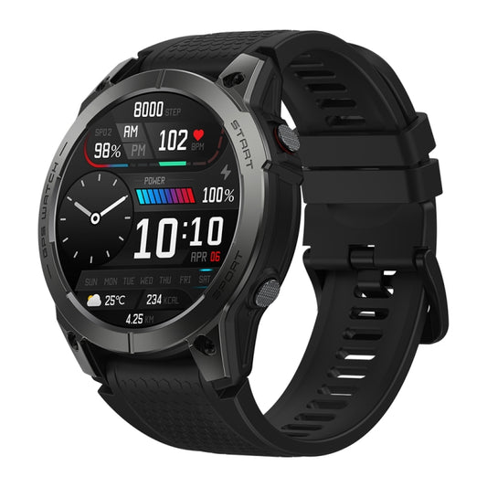 Zeblaze Stratos 3 1.43 inch AMOLED Screen IP68 Waterproof Smart Watch, Support Bluetooth Call / GPS (Black) - Smart Watches by Zeblaze | Online Shopping UK | buy2fix