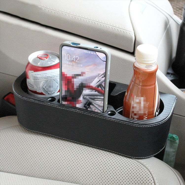 CARFU AC-2299A Car Seat Gap Multi-function Storage Box(Beige) - Stowing Tidying by CARFU | Online Shopping UK | buy2fix