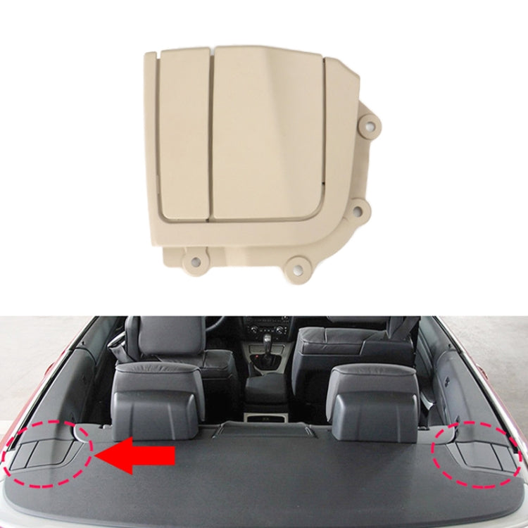 For BMW 3 Series E93 Left Driving Car Convertible Rear Platform Left Hinge Cover Folding Cover 5437 7174 547(Beige) - Others by buy2fix | Online Shopping UK | buy2fix