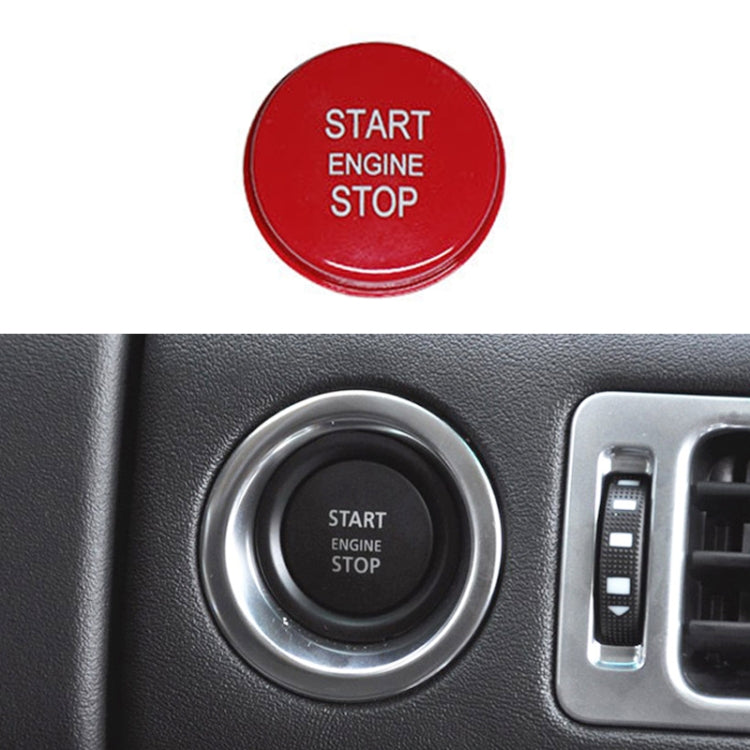 One-key Start Engine Stop Switch Button for Land Rover Range Rover Executive, Left Driving (Red) - Car Switches by buy2fix | Online Shopping UK | buy2fix