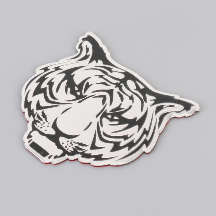 Car Tiger Metal Stickers Personalized Aluminum Alloy Decorative Stickers, Size:8 x 7.5cm - 3D Metal Sticker by buy2fix | Online Shopping UK | buy2fix