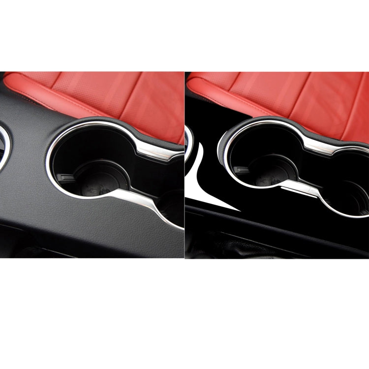 For Ford Mustang 2015-2020 Car Gear Panel Decorative Sticker, Left and Right Drive Universal(Black) - In Car by buy2fix | Online Shopping UK | buy2fix