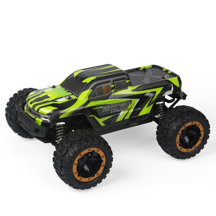 SG-1601 Brush Version 2.4G Remote Control Competitive Bigfoot Off-road Vehicle 1:16 Sturdy and Playable Four-wheel Drive Toy Car Model with LED Headlights & Head-up Wheels (Green) - RC Cars by buy2fix | Online Shopping UK | buy2fix