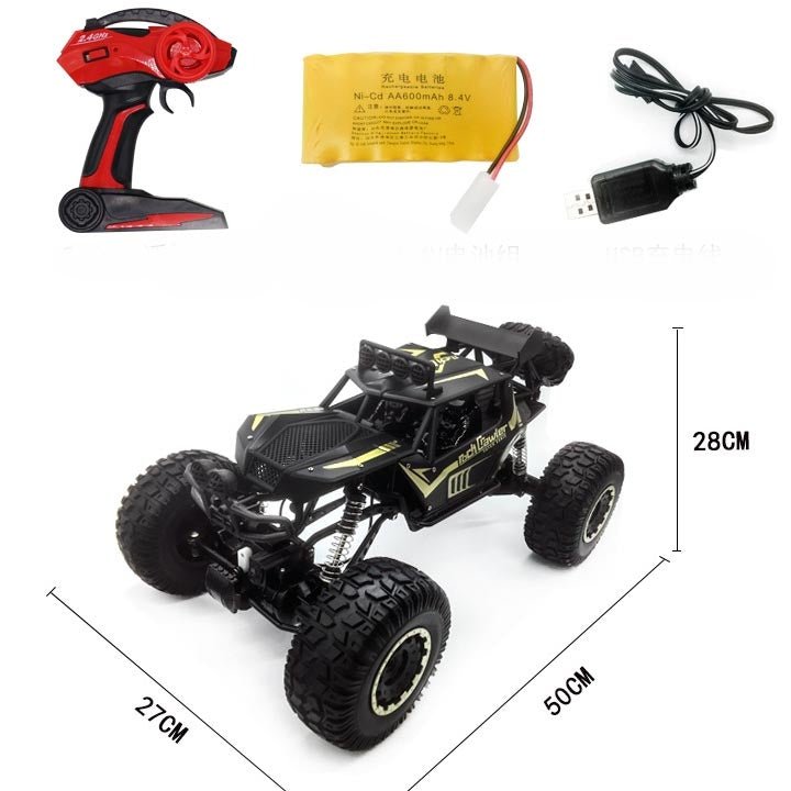 HD609 1:8 Oversized Alloy Climbing Car Off-road Remote Control Vehicle Toy(Black) - RC Cars by buy2fix | Online Shopping UK | buy2fix