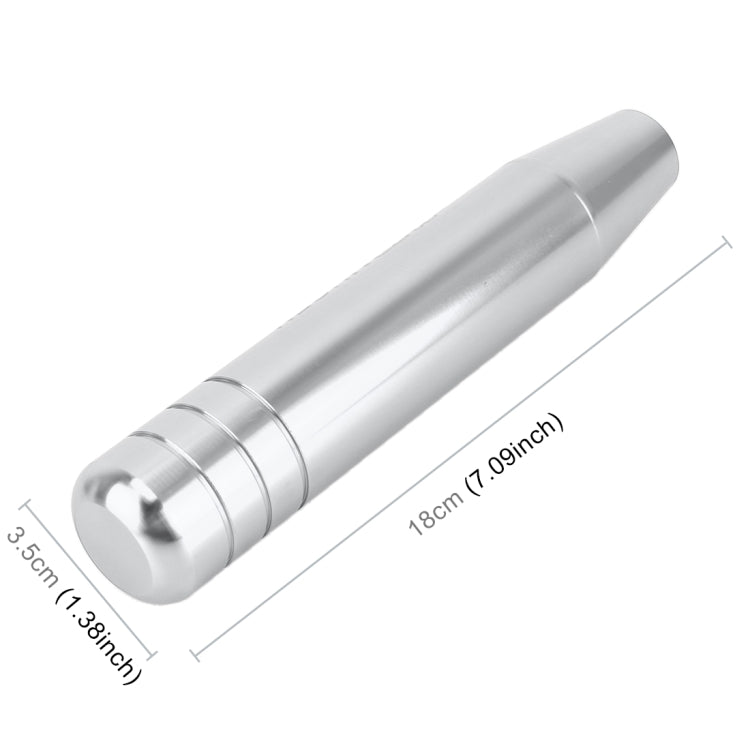 Universal Long Strip Shape Car Gear Shift Knob Modified Shifter Lever Knob, Length: 18cm(Silver) - Shift Knob by buy2fix | Online Shopping UK | buy2fix