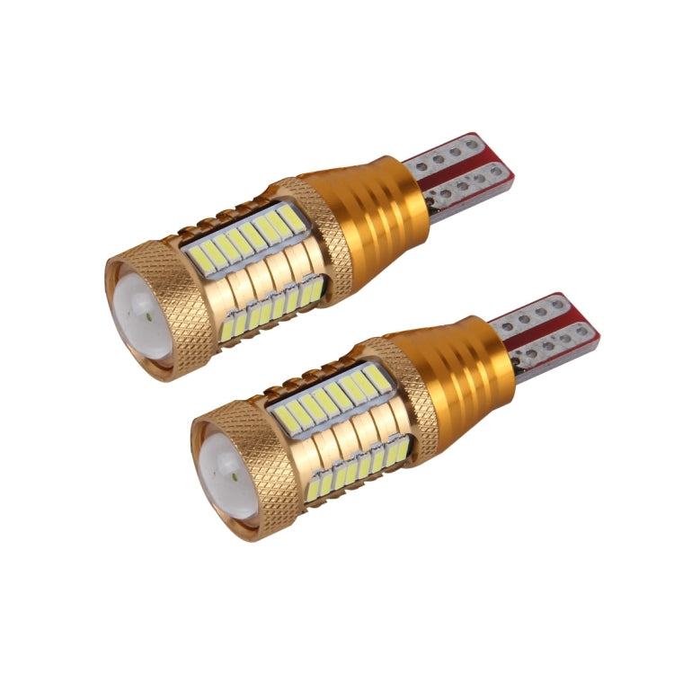 2 PCS  T15-4014-32SMD + 1CREE  5W 650LM White Light LED Decode Car Clearance Lights Lamp, DC12V（Gold） - Clearance Lights by buy2fix | Online Shopping UK | buy2fix