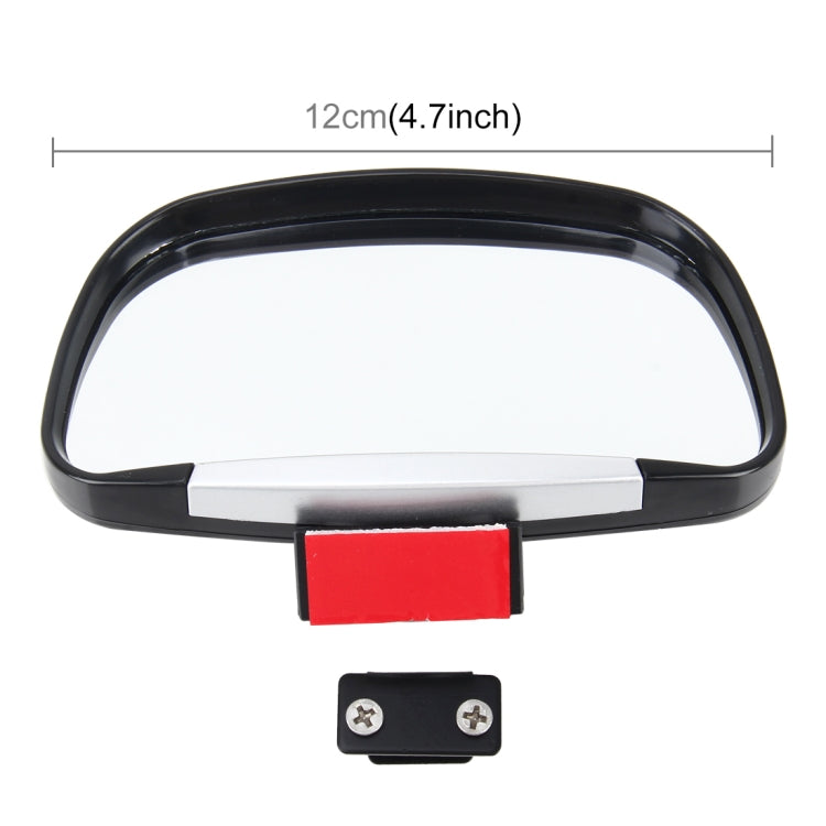 3R-081 Car Blind Spot Side View Wide Angle Convex Mirror Vision Collection Side View Mirror Blind Spot Mirror(Black) - Convex Mirror & Accessories by 3R | Online Shopping UK | buy2fix