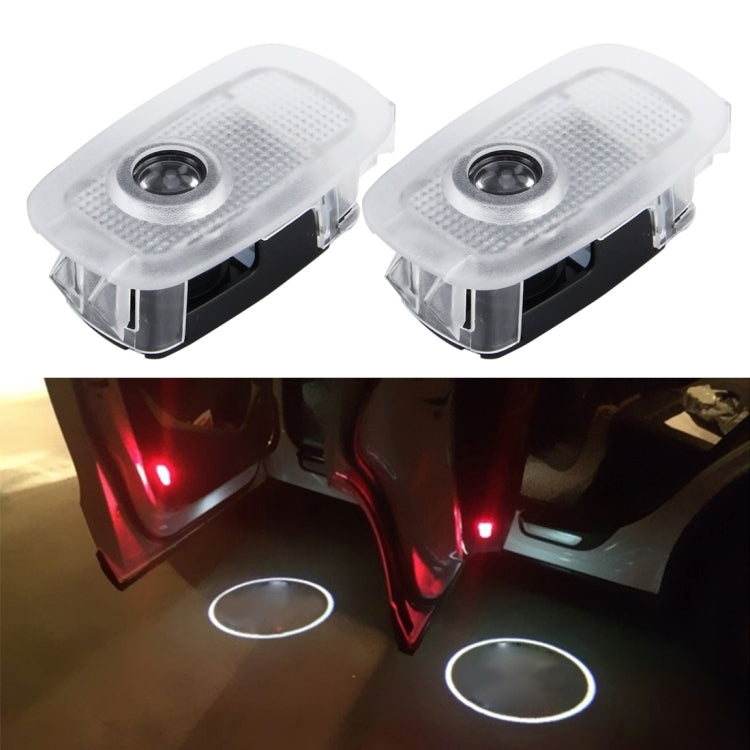 2 PCS LED Car Door Welcome Logo Car Brand 3D Shadow Light for Mercedes-Benz S (W221) 2006--2013 - Door Lights by buy2fix | Online Shopping UK | buy2fix