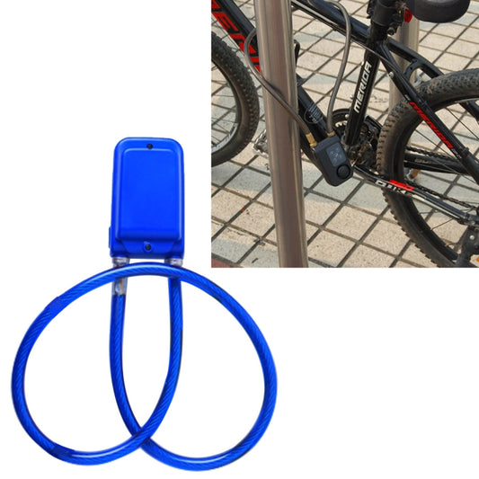 Bicycle Password Alarm IP44 Waterproof Burglar Vibration Alarm(Blue) - Bicycle Locks & Bicycle Pumps by buy2fix | Online Shopping UK | buy2fix