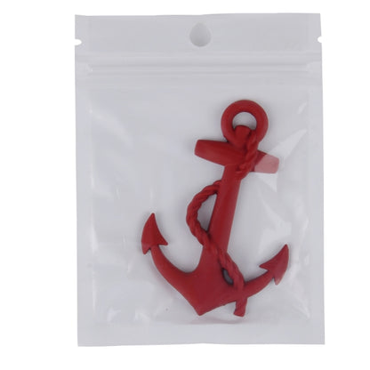 Ship Anchor Shape Car Auto Metal Free Stickers(Red) - 3D Metal Sticker by buy2fix | Online Shopping UK | buy2fix