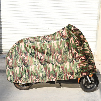 190T Polyester Taffeta All Season Waterproof Sun Motorcycle Mountain Bike Cover Dust & Anti-UV Outdoor Camouflage Bicycle Protector, Size: L - Raincoat by buy2fix | Online Shopping UK | buy2fix