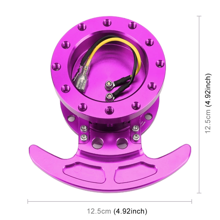 Car Tilt Racing Steering Wheel Quick Release Hub Kit Adapter Body Removable Snap Off Boss Kit(Purple) - In Car by buy2fix | Online Shopping UK | buy2fix