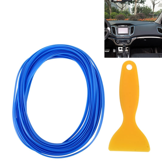 5m Flexible Trim For DIY Automobile Car Interior Moulding Trim Decorative Line Strip with Film Scraper(Blue) - Anti Collision Sticker by buy2fix | Online Shopping UK | buy2fix