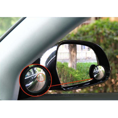 3R-035 Car Blind Spot Rear View Wide Angle Mirror, Diameter: 5cm(Black) - Convex Mirror & Accessories by 3R | Online Shopping UK | buy2fix