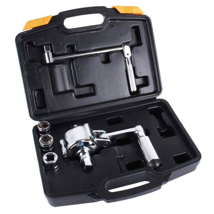 ZLB16 Heavy Duty Lug Nut Labor Saving Tool Torque Multiplier Socket Wrench Set with 3 Sockets - In Car by buy2fix | Online Shopping UK | buy2fix
