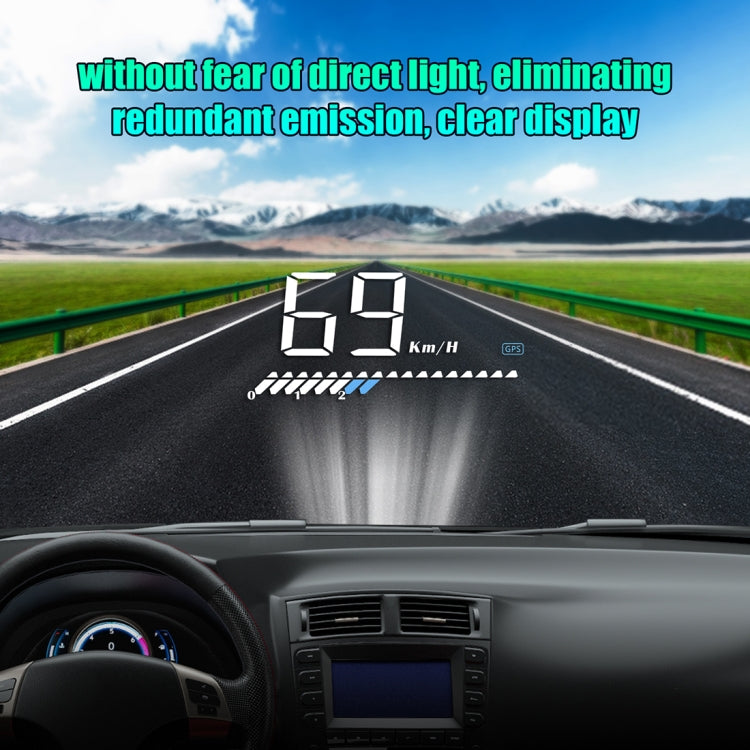 M7 3.5 inch Universal Car OBD2 + GPS HUD Vehicle-mounted Head Up Display Fuel Consumption - Head Up Display System by buy2fix | Online Shopping UK | buy2fix