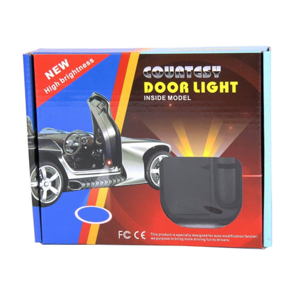 2 PCS LED Ghost Shadow Light, Car Door LED Laser Welcome Decorative Light, Display Logo for Hyundai Car Brand(Black) - Door Lights by buy2fix | Online Shopping UK | buy2fix