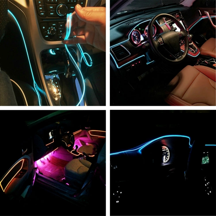 2M Cold Light Flexible LED Strip Light For Car Decoration(Ice Blue Light) - Atmosphere lights by buy2fix | Online Shopping UK | buy2fix
