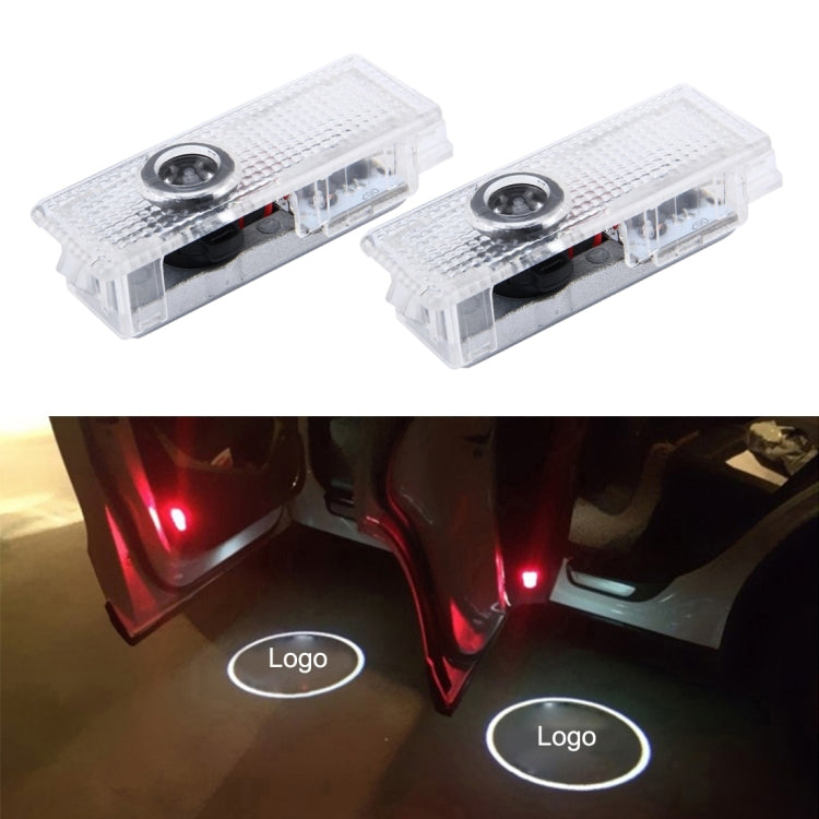 2 PCS LED Car Door Welcome Logo Car Brand 3D Shadow Light for BMW - Door Lights by buy2fix | Online Shopping UK | buy2fix