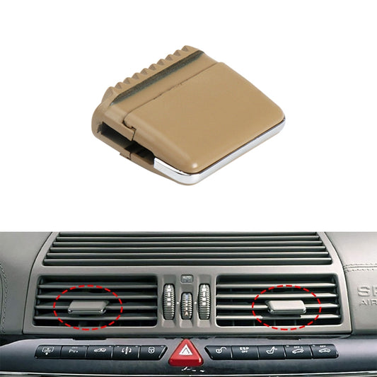 Car Middle Air Conditioning Exhaust Switch Paddle for Mercedes-Benz S Class W220 1998-2005, Left Driving (Khaki) - In Car by buy2fix | Online Shopping UK | buy2fix